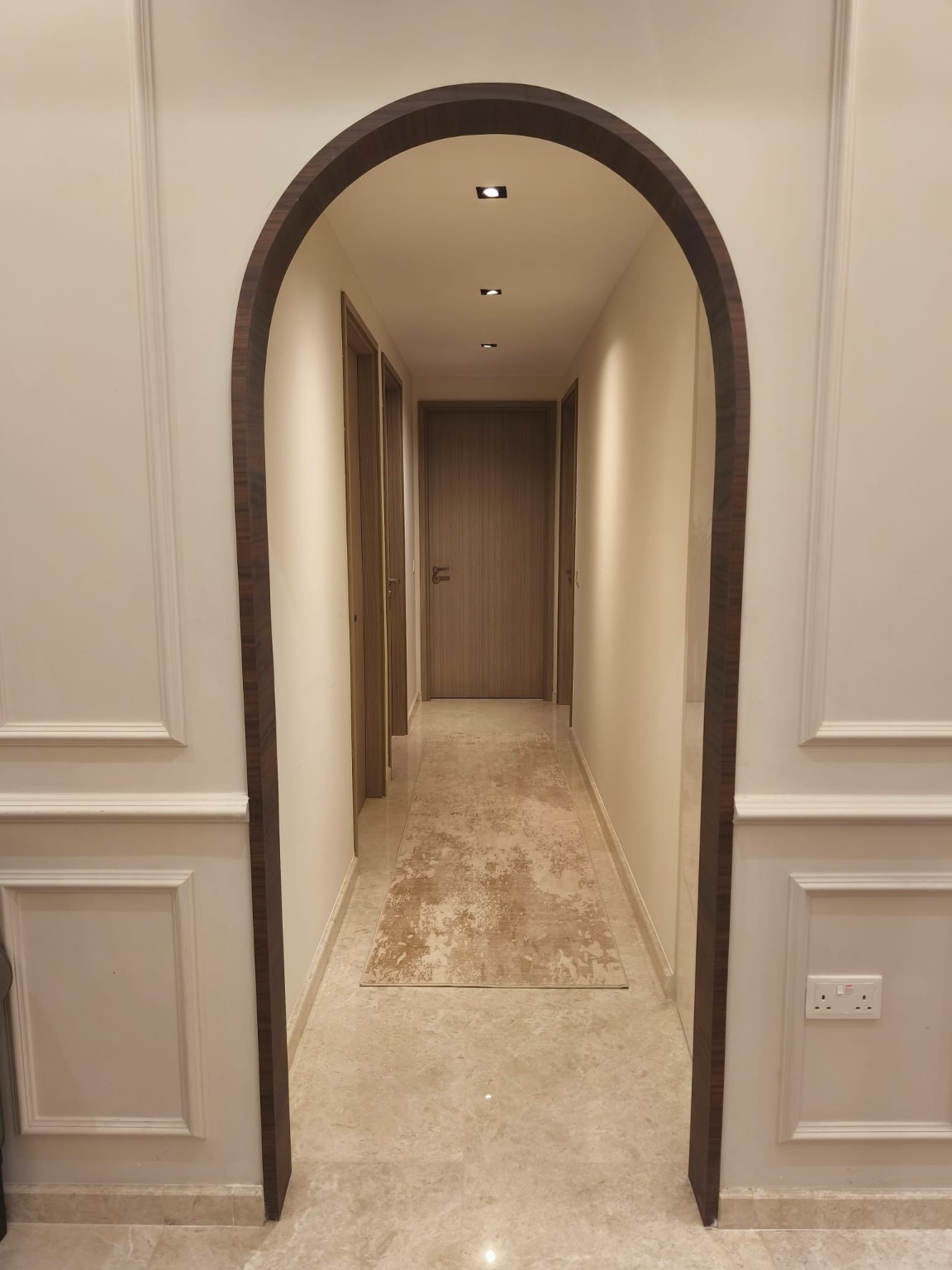 Arched hallway